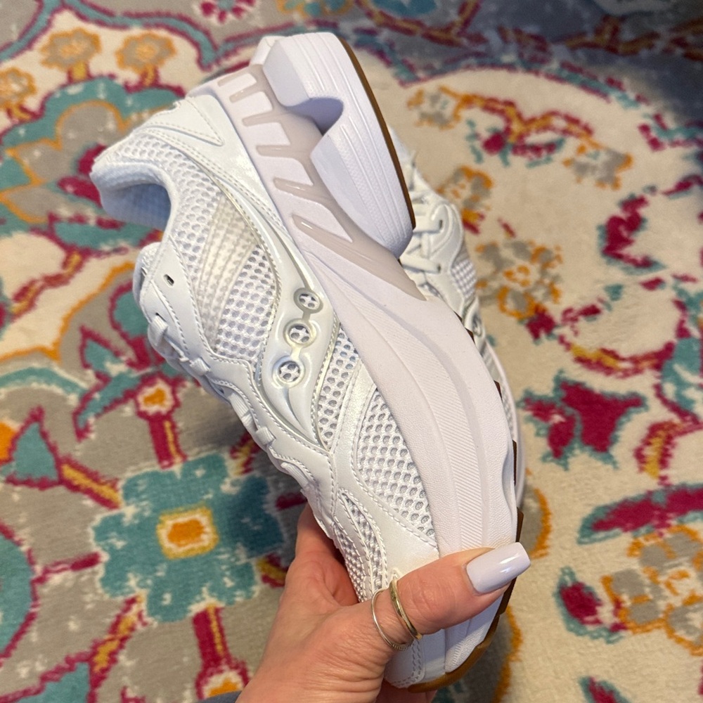 SAUCONY GRID NXT White Iridescent Mesh Sneakers - Picture 6 of 6